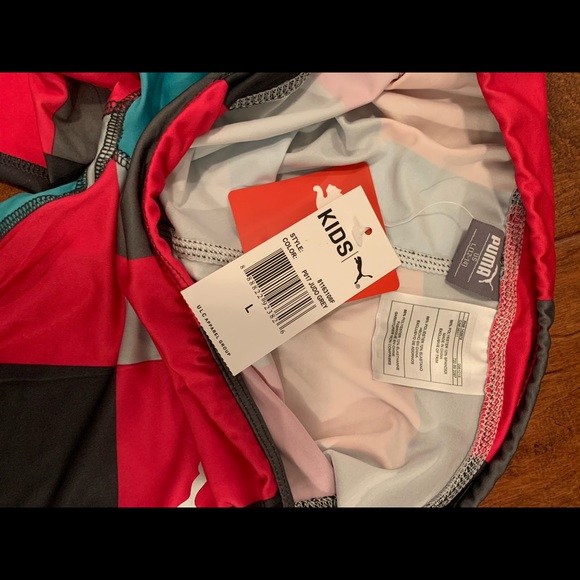 BNWT puma kids capris workout pants. - size large - Picture 2 of 2